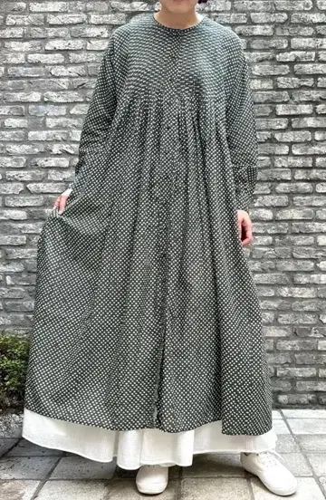 [ 새상품 택 포함 ] 메종드소일 블록 프린트 원피스