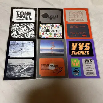SixTONES 투어 스티커