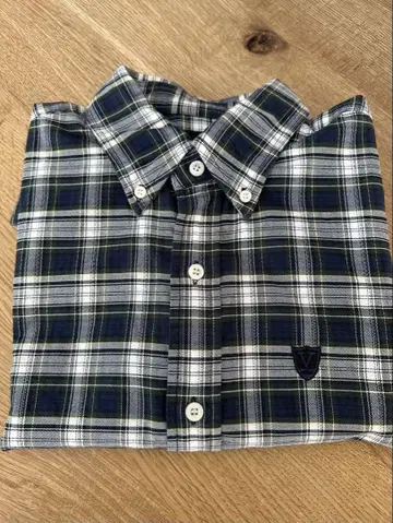 [ 새상품급 ] VAN jacket 플란넬 셔츠 네이비와 화이트 체크