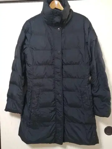 타미힐피거 롱 다운 코트 로고 자수