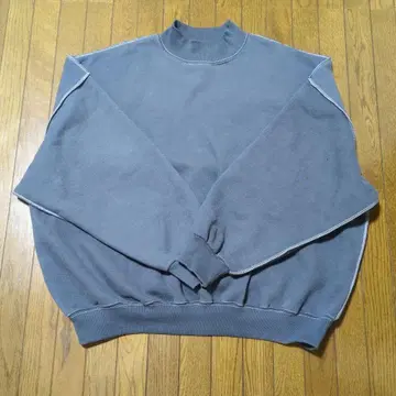 LOWSLOW 그레이 하이넥 트레이닝복 속기모 XL