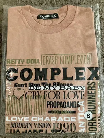 COMPLEX 핑크 T셔츠 S 사이즈