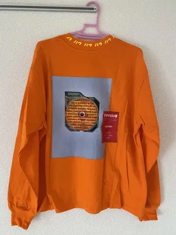 vaundy replica 백 프린트 긴팔 티셔츠