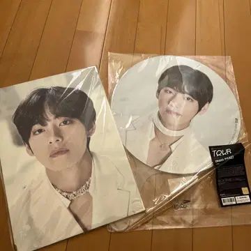 BTS 태태 부채 세트
