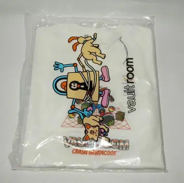 [ 새상품/L사이즈 ] CRASH BANDICOOT TEE / WHT