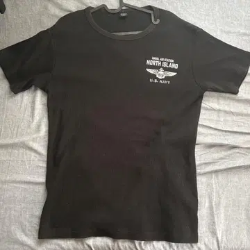 AVIREX 블랙 T셔츠 XL NAVAL AIR STATION