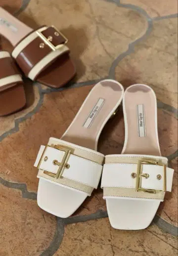 Herlipto Square Buckle Mules