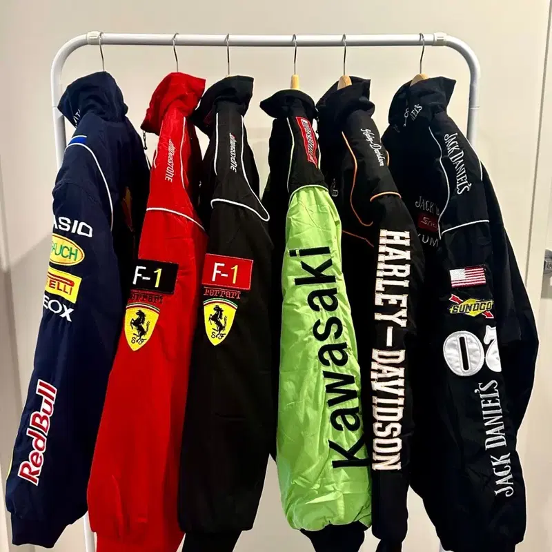 F1 에프원 레이싱 자켓 페라리 레드불 메르세데스 벤츠 빈티지 올드스쿨
