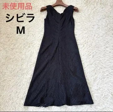 미사용급 시빌라 슬리브리스 롱 원피스 블랙 포멀 올 시즌
