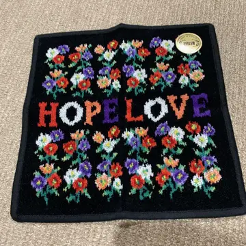 꽃무늬 HOPE LOVE 손수건