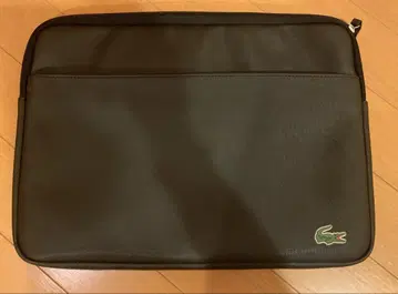 LACOSTE 컴퓨터 케이스 클러치백 파우치 블랙