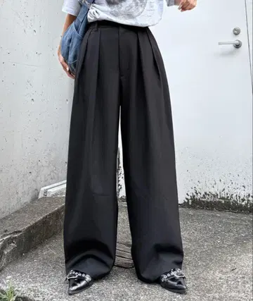 CIAOPANIC TYPY [ UNISEX ] 턱 볼륨 와이드 팬츠