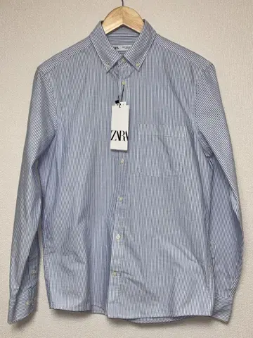 ZARA 스트라이프 긴팔 셔츠 미사용 새상품