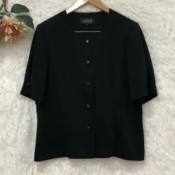 도쿄 소와르 포멀 반팔 상의 셔츠 [ 3XL ] 빅 사이즈 블랙