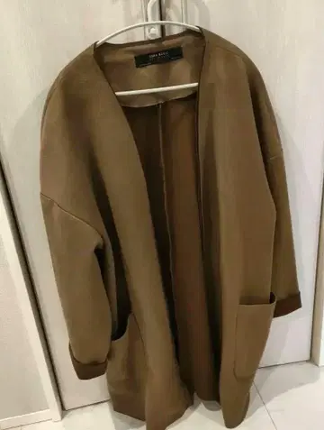 ZARA 노카라 코트 오버 사이즈