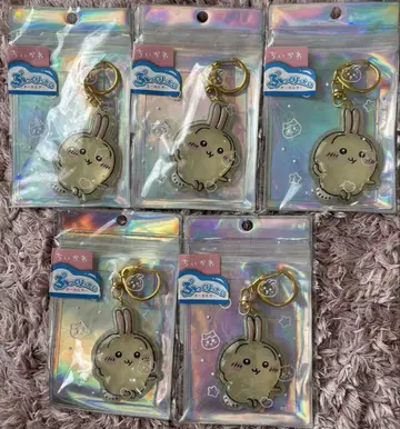 치이카와 (먼작귀)  키링 귀여운 토끼 5개 세트