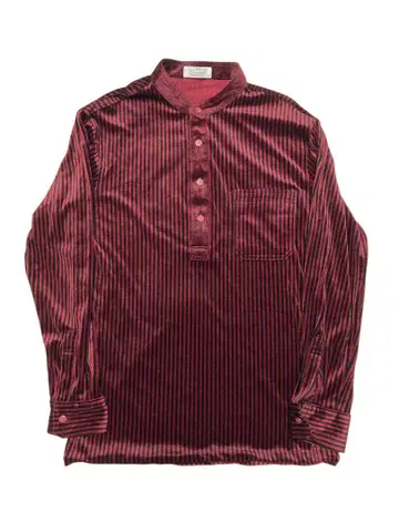 00s vintage Unicons 빨검 스트라이프 긴팔 셔츠 벨로아