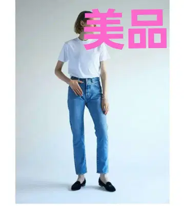 THE SHINZONE 블루 스트레이트 데님 여성용