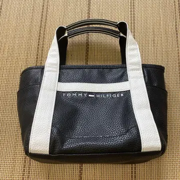 TOMMY HILFIGER 토트백 블랙 화이트 핸드백