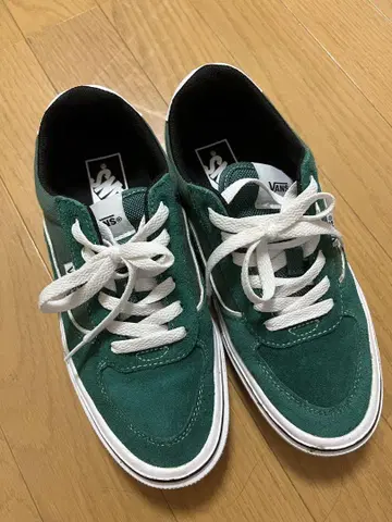 Vans 그린 스웨이드 스니커즈