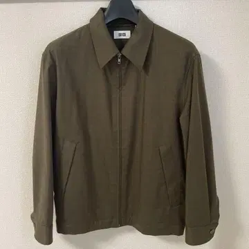 UNIQLO U 브라운 집업 블루종 L