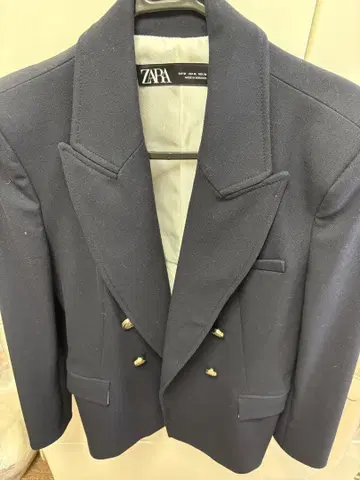 ZARA 네이비 자켓 테일러드 자켓
