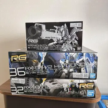 RG 미조립 건담 프라모델 3개 세트 묶음 판매 뉴 건담