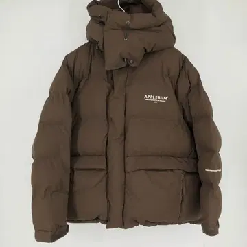 애플밤 퍼프 자켓 M FAT BOMBER 브라운