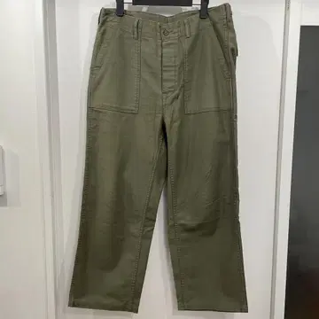 WILD LIFE TAILOR 백 새틴 베이커 팬츠 카키 L