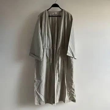저널 스탠다드 베이지 롱 가디건 허리 조절 가능 새상품급