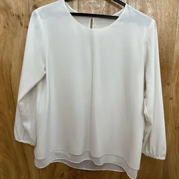 7부 소매 블라우스