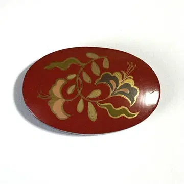 칠기 오비 고정 띠 꽃 풀꽃 앤티크 레트로 다이쇼 로망