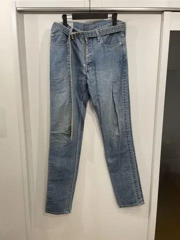 sacai 벨트 포함 데님 18-01561M 사이즈 3