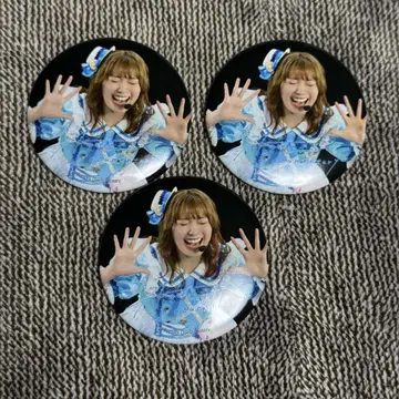 Aqours Documentary 캔뱃지 사이토 슈카 3개 세트