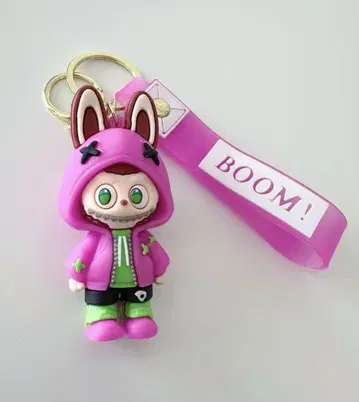러브브 홍콩 기념품 BOOM! 키링 스트랩 핑크