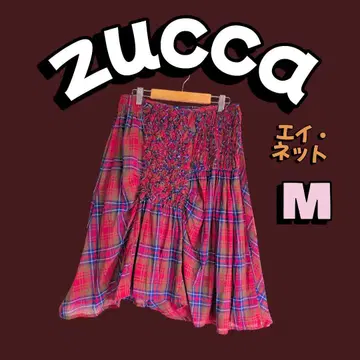 zucca [에이넷] Rock 페어리 그런지 체크 스커트 M