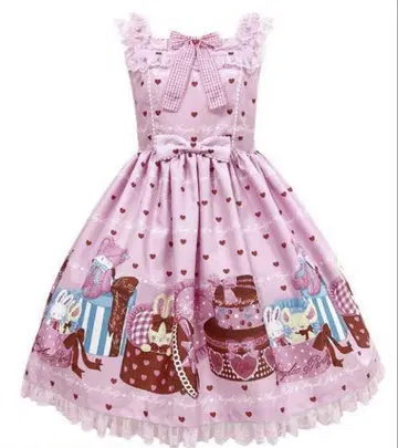 Angelic Pretty Lovely toy box JSK KC 핑크