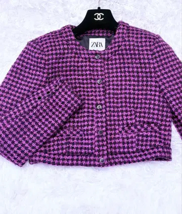 Y2K ZARA 숏 자켓 헤이세이 갸루 핑크 S