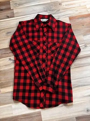 USA제 Wrangler 랭글러 블록 체크 셔츠