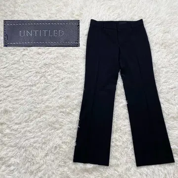 82 [ 새상품급 ] UNTITLED 언타이틀 수트 팬츠 슬랙스 블랙 3