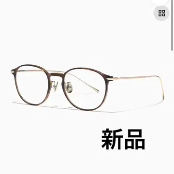 JINS 도수 없음 티크 컬러 렌즈 Combination Titanium