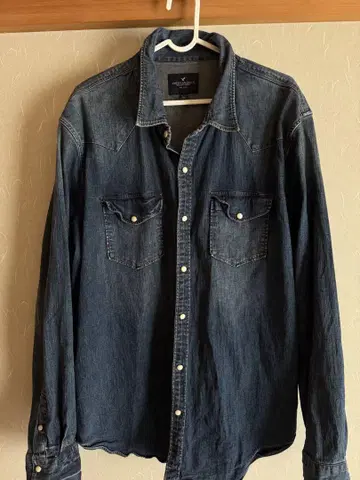 AMERICAN EAGLE 데님 셔츠 XL/TG 거의 미사용