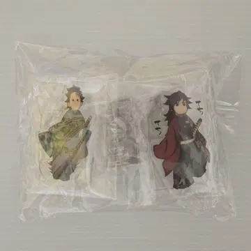 귀멸의 칼날 카마도 탄지로 토미오카 기유 무한성편 테치테치 스탠드 세트