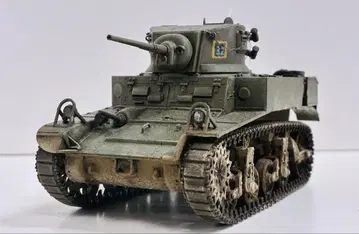 타미야 1/35 M3 스튜어트 완성품 탱크 모형 프라모델 인도