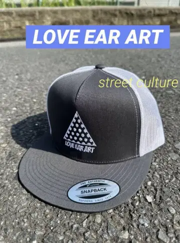 한정품 love ear art 메쉬 캡 팬더 개인전 새상품