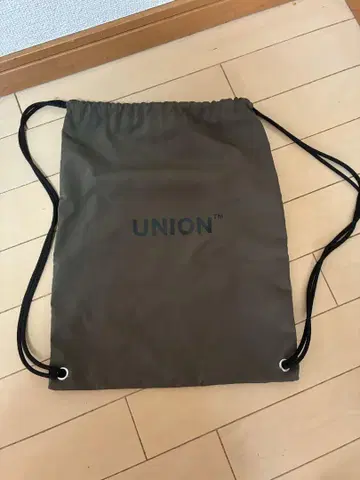 UNION 드로우 스트링 백 올리브 드라브