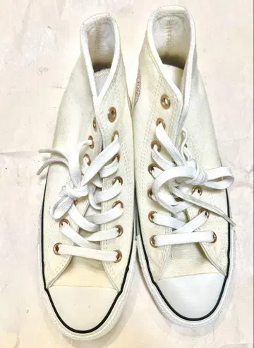 25cm CONVERSE ALL STAR 화이트 하이컷 스니커즈