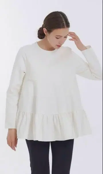 yori 누쿠누쿠 티어드 블라우스