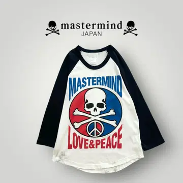 mastermind 스컬 프린트 7부 소매 롱 T M