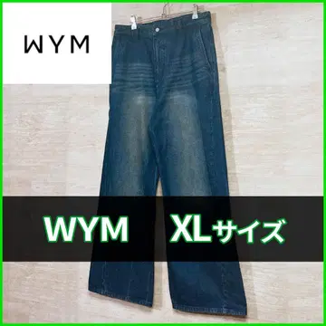 WYM CURVED FLARE DENIM SLACKS / XL 사이즈
